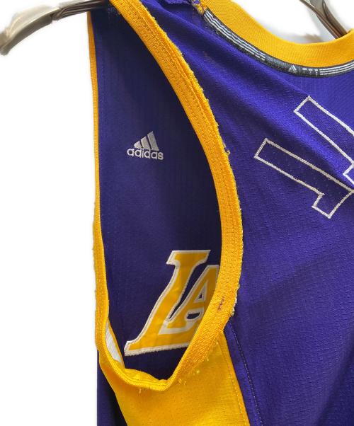 LAKERS（レイカーズ）LAKERS (レイカーズ) バスケットボールユニフォーム パープル×イエロー サイズ:Lの古着・服飾アイテム