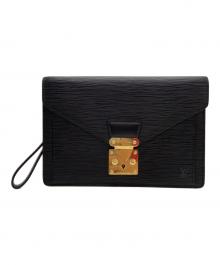 LOUIS VUITTON（ルイ ヴィトン）の古着「セカンドバッグ/エピ セリエ ドラゴンヌ」｜ブラック