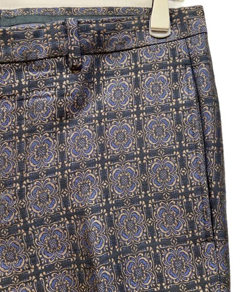GUCCI（グッチ）GUCCI (グッチ) スラックス ブラック×ブラウン サイズ:101cm (W40)の古着・服飾アイテム