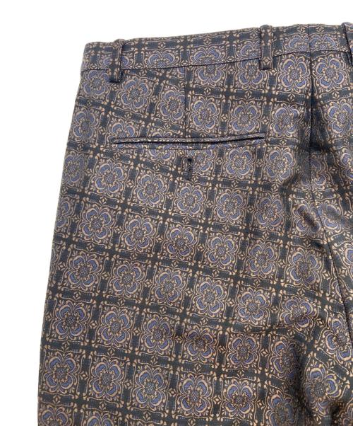 GUCCI（グッチ）GUCCI (グッチ) スラックス ブラック×ブラウン サイズ:101cm (W40)の古着・服飾アイテム
