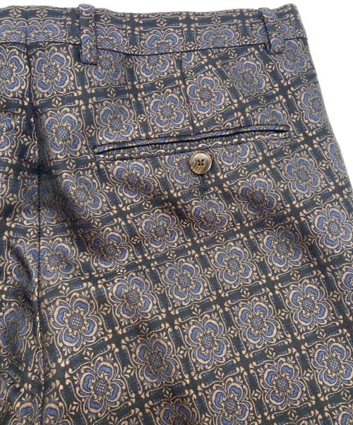 GUCCI（グッチ）GUCCI (グッチ) スラックス ブラック×ブラウン サイズ:101cm (W40)の古着・服飾アイテム