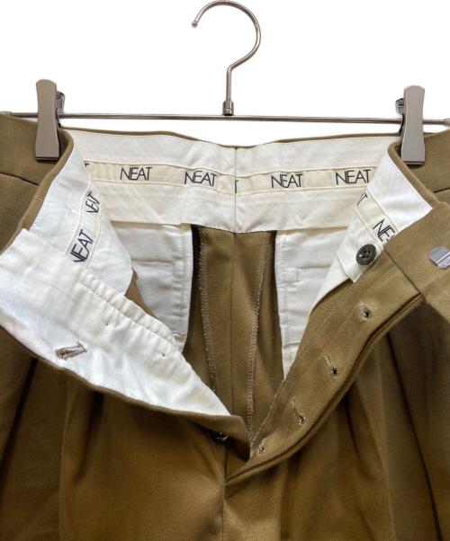 NEAT（ニート）NEAT (ニート) 2タックスラックス ブラウン サイズ:46の古着・服飾アイテム