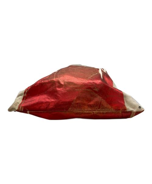 MM6 Maison Margiela（エムエムシックスメゾンマルジェラ）MM6 Maison Margiela (エムエムシックスメゾンマルジェラ) ハンドバッグ ホワイト×シルバー×レッドの古着・服飾アイテム