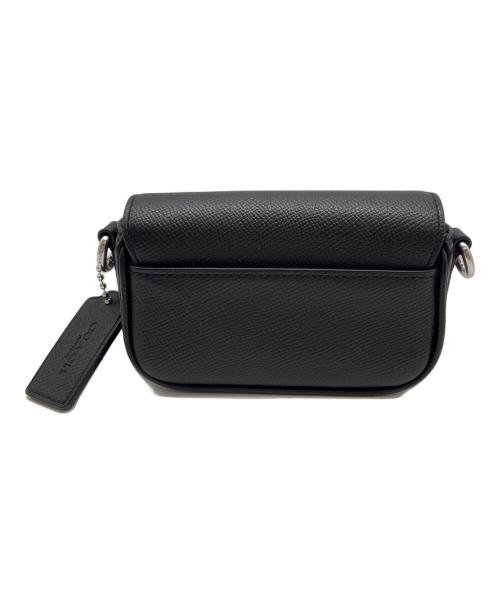 COACH（コーチ）COACH (コーチ) フラップ クロスボディ バッグ ブラックの古着・服飾アイテム