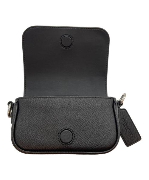 COACH（コーチ）COACH (コーチ) フラップ クロスボディ バッグ ブラックの古着・服飾アイテム