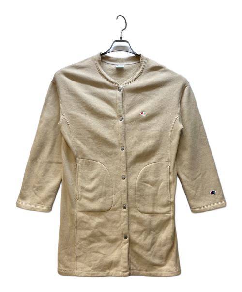 Champion（チャンピオン）Champion (チャンピオン) スウェットカーディガン ベージュ サイズ:Mの古着・服飾アイテム