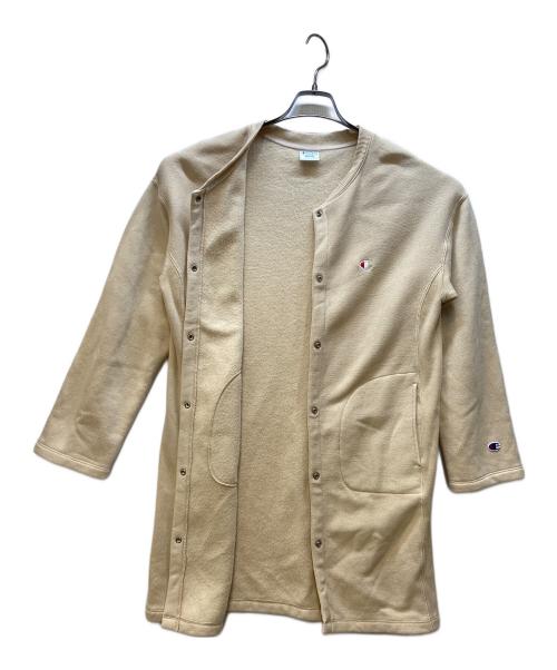 Champion（チャンピオン）Champion (チャンピオン) スウェットカーディガン ベージュ サイズ:Mの古着・服飾アイテム