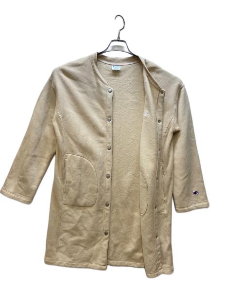 Champion（チャンピオン）Champion (チャンピオン) スウェットカーディガン ベージュ サイズ:Mの古着・服飾アイテム