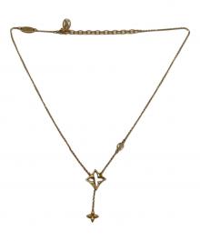 LOUIS VUITTON（ルイ ヴィトン）の古着「ネックレス/LV フラワーグラム」｜ゴールドカラー