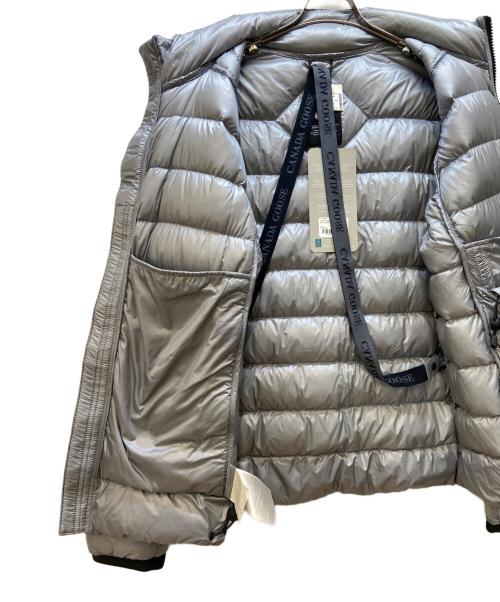 CANADA GOOSE（カナダグース）CANADA GOOSE (カナダグース) ライトダウンジャケット シルバー サイズ:Lの古着・服飾アイテム