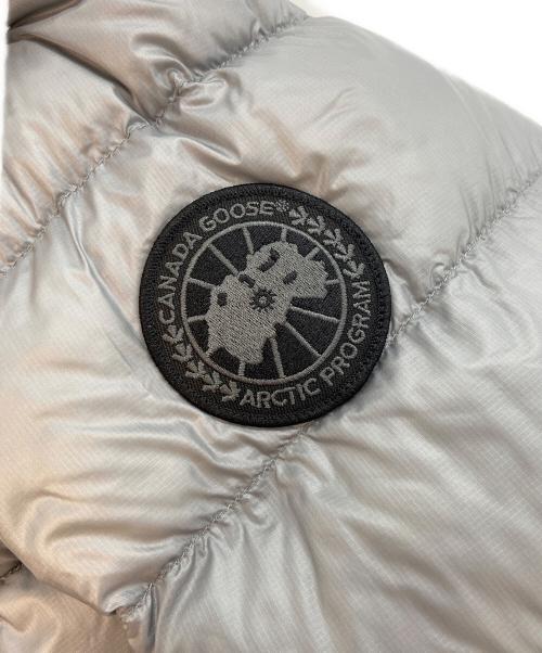 CANADA GOOSE（カナダグース）CANADA GOOSE (カナダグース) ライトダウンジャケット シルバー サイズ:Lの古着・服飾アイテム