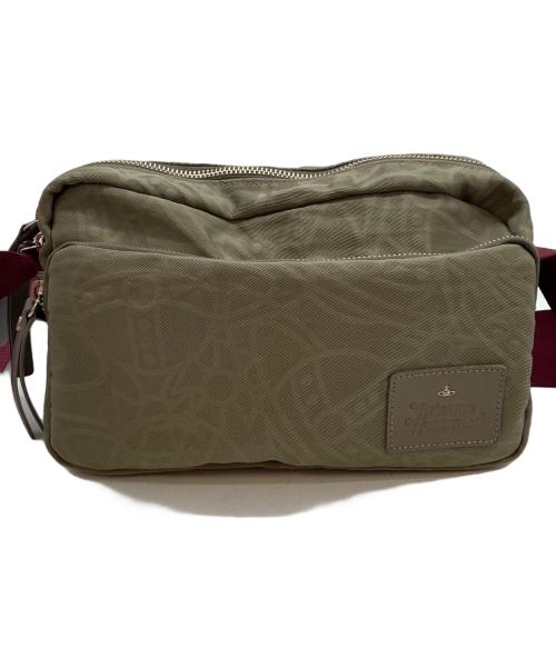 Vivienne Westwood（ヴィヴィアンウエストウッド）Vivienne Westwood (ヴィヴィアンウエストウッド) ショルダーバッグ/クロスボディバッグ/ORBエンボス ベージュの古着・服飾アイテム