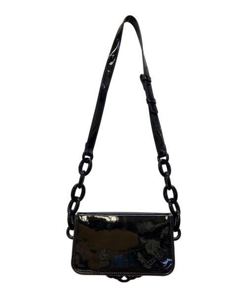 DSQUARED2（ディースクエアード）DSQUARED2 (ディースクエアード) ショルダーバッグ ブラックの古着・服飾アイテム