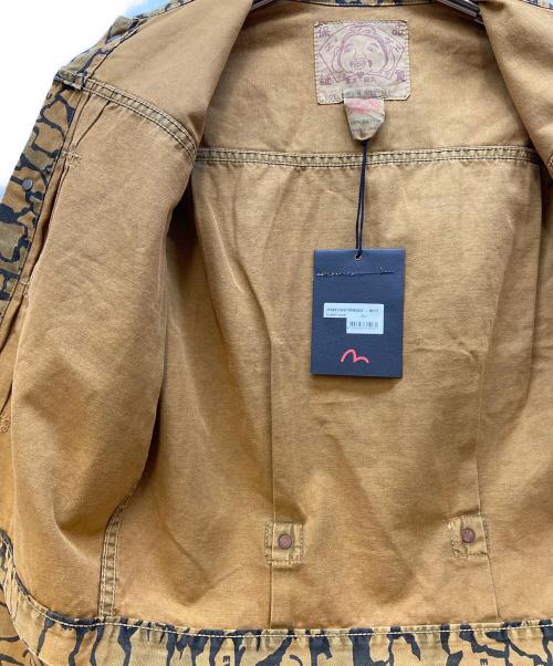 EVISU（エヴィス）EVISU (エヴィス) ワークジャケット ブラウン×ブラック サイズ:Mの古着・服飾アイテム