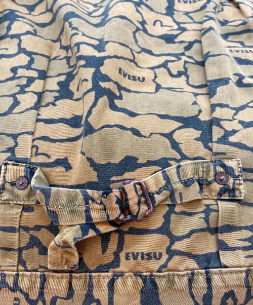 EVISU（エヴィス）EVISU (エヴィス) ワークジャケット ブラウン×ブラック サイズ:Mの古着・服飾アイテム