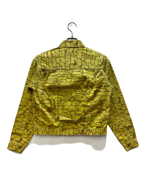 EVISU（エヴィス）EVISU (エヴィス) ワークジャケット イエロー×ブラウン サイズ:Sの古着・服飾アイテム