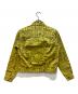 EVISU (エヴィス) ワークジャケット イエロー×ブラウン サイズ:S：17000円