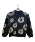 SAINT MICHAEL (セントマイケル) Denim Tears (デニムティアーズ) モヘアカーディガン ブラック×ホワイト サイズ:XL：45000円