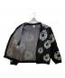 中古・古着 SAINT MICHAEL (セントマイケル) Denim Tears (デニムティアーズ) モヘアカーディガン ブラック×ホワイト サイズ:XL：45000円