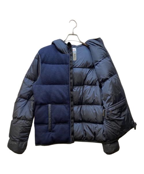 PRADA SPORTS（プラダスポーツ）PRADA SPORTS (プラダスポーツ) ダウンニットジャケット ネイビー×ブラック サイズ:52の古着・服飾アイテム