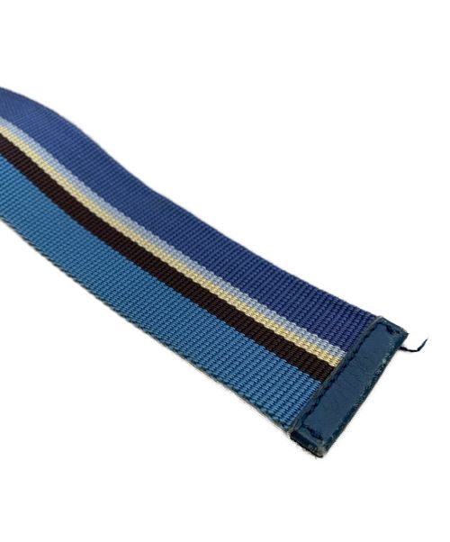 GUCCI（グッチ）GUCCI (グッチ) ナイロンベルト ブルーの古着・服飾アイテム