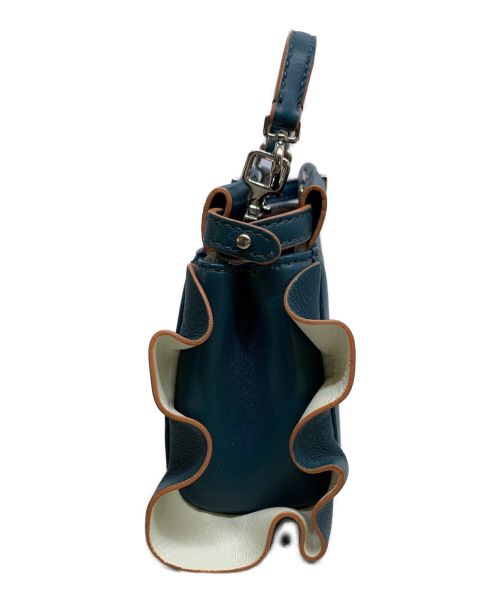 FENDI（フェンディ）FENDI (フェンディ) フリルミニバッグ ネイビーの古着・服飾アイテム