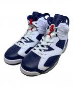 NIKEナイキ）の古着「AIR JORDAN 6 RETRO “OLYMPIC”」｜ホワイト×ネイビー