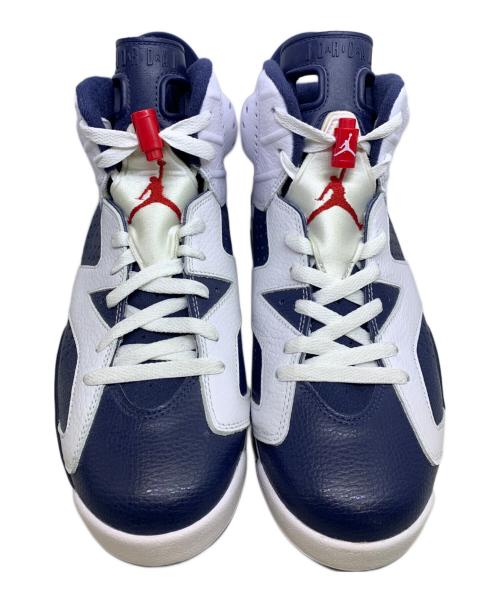 NIKE（ナイキ）NIKE (ナイキ)  AIR JORDAN 6 RETRO “OLYMPIC” ホワイト×ネイビー サイズ:ＵＫ　8の古着・服飾アイテム