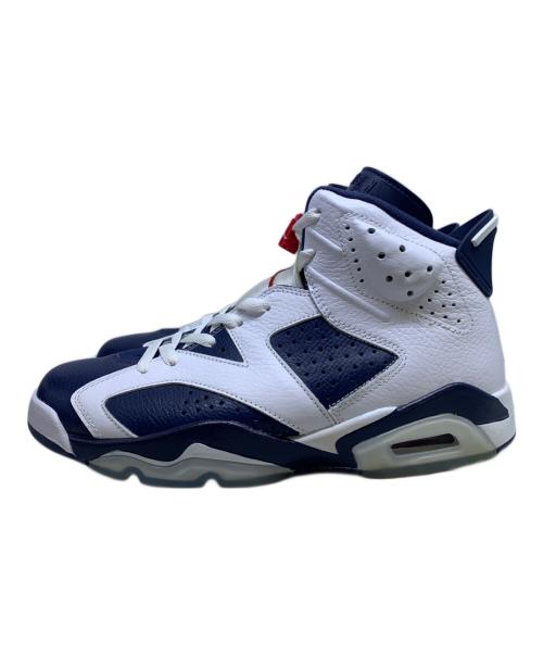 NIKE（ナイキ）NIKE (ナイキ)  AIR JORDAN 6 RETRO “OLYMPIC” ホワイト×ネイビー サイズ:ＵＫ　8の古着・服飾アイテム