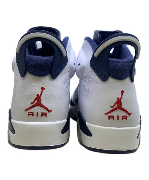 NIKE（ナイキ）NIKE (ナイキ)  AIR JORDAN 6 RETRO “OLYMPIC” ホワイト×ネイビー サイズ:ＵＫ　8の古着・服飾アイテム