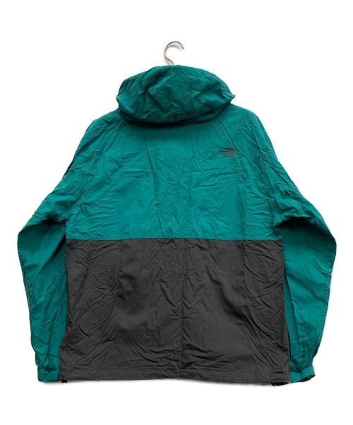 THE NORTH FACE（ザ ノース フェイス）THE NORTH FACE (ザ ノース フェイス) コンパクトジャケット ブラック×グリーン サイズ:XLの古着・服飾アイテム