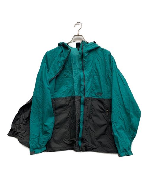 THE NORTH FACE（ザ ノース フェイス）THE NORTH FACE (ザ ノース フェイス) コンパクトジャケット ブラック×グリーン サイズ:XLの古着・服飾アイテム