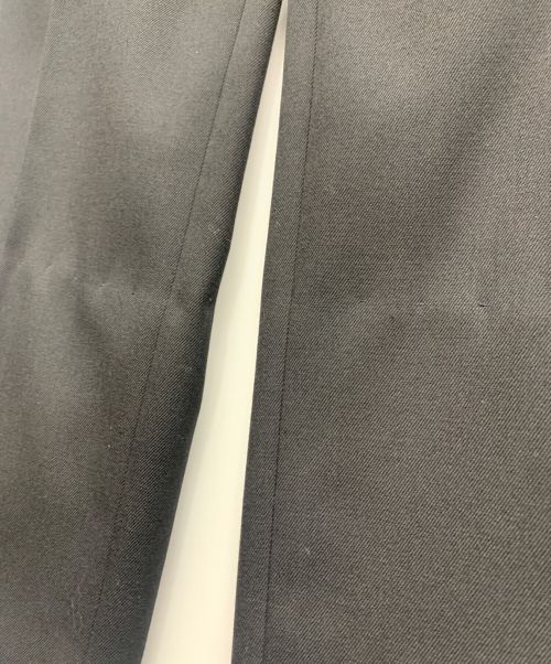 JOHN LAWRENCE SULLIVAN（ジョン ローレンス サリバン）JOHN LAWRENCE SULLIVAN (ジョンローレンスサリバン) Wool gabardine trench trousers ブラック サイズ:48の古着・服飾アイテム