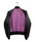 KADOYA (カドヤ) レザージャケット ブラック×パープル サイズ:M：18000円