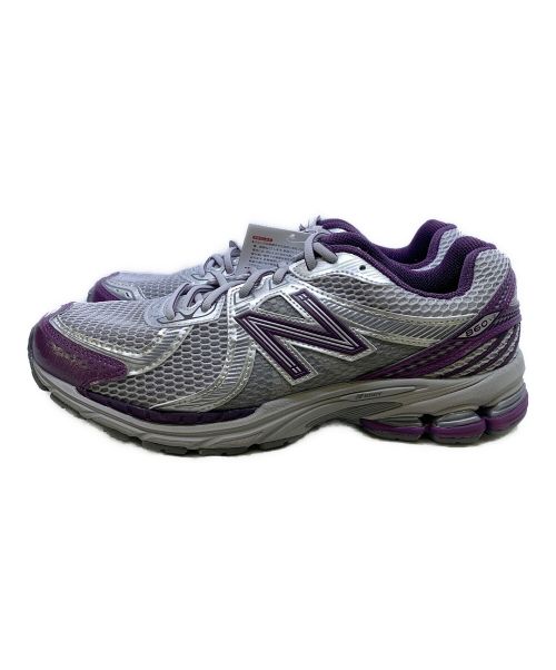 NEW BALANCE（ニューバランス）NEW BALANCE (ニューバランス) スニーカー グレー×パープル サイズ:29㎝ 未使用品の古着・服飾アイテム