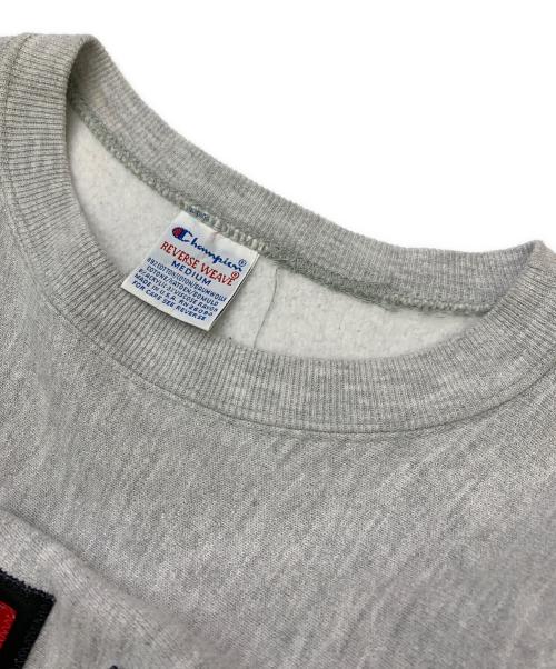 Champion REVERSE WEAVE（チャンピオン リバース ウィーブ）Champion REVERSE WEAVE (チャンピオン リバース ウィーブ) クルーネックスウェット グレー サイズ:Mの古着・服飾アイテム