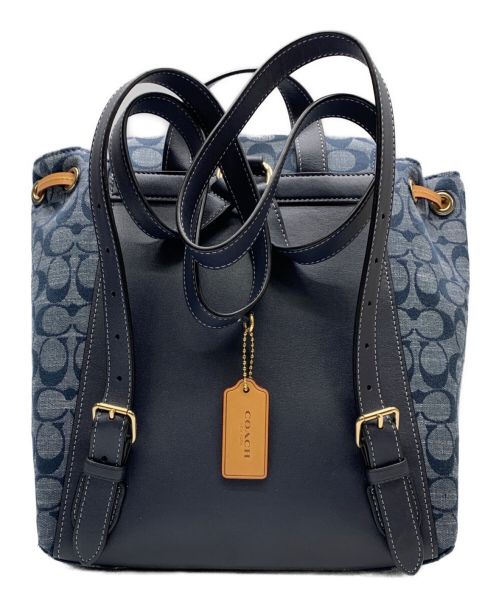COACH（コーチ）COACH (コーチ) リュック インディゴの古着・服飾アイテム