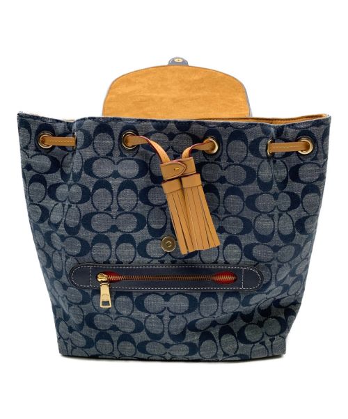 COACH（コーチ）COACH (コーチ) リュック インディゴの古着・服飾アイテム