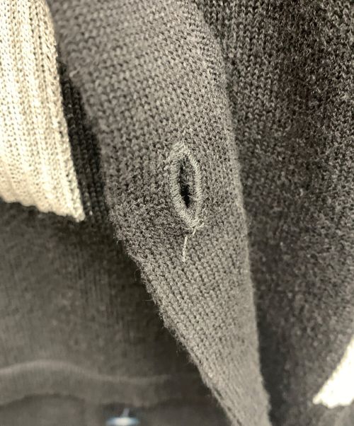 ISSEY MIYAKE（イッセイミヤケ）ISSEY MIYAKE (イッセイミヤケ) アンサンブルカーディガン ホワイト×ネイビー サイズ:Mの古着・服飾アイテム