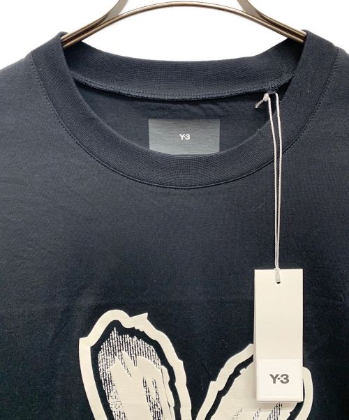 Y-3（ワイスリー）Y-3 (ワイスリー) LOGO GFX TEE ブラック サイズ:M 未使用品の古着・服飾アイテム