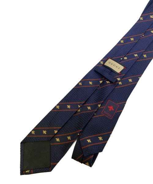 GUCCI（グッチ）GUCCI (グッチ) ネクタイ ネイビー サイズ:表記なしの古着・服飾アイテム