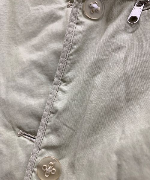 MARTIN MARGIELA（マルタン・マルジェラ）MARTIN MARGIELA (マルタン・マルジェラ) 襟ボア中綿ジャケット オリーブ サイズ:36の古着・服飾アイテム