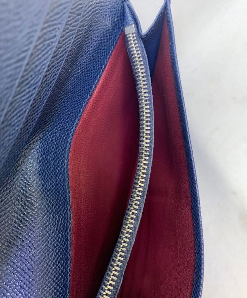 BVLGARI（ブルガリ）BVLGARI (ブルガリ) 長財布 ネイビーの古着・服飾アイテム