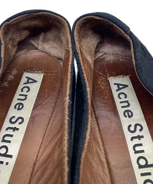 Acne studios（アクネ ストゥディオス）Acne studios (アクネ ストゥディオス) スリッポン ブラック サイズ:40の古着・服飾アイテム
