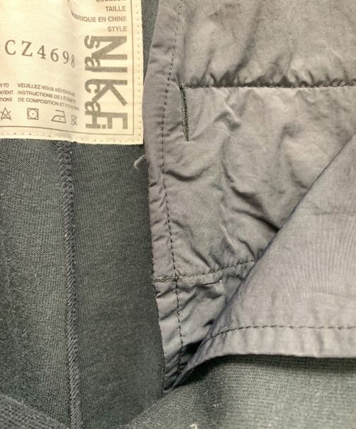 NIKE（ナイキ）NIKE (ナイキ) sacai (サカイ) スウェットパンツ ブラック サイズ:Sの古着・服飾アイテム