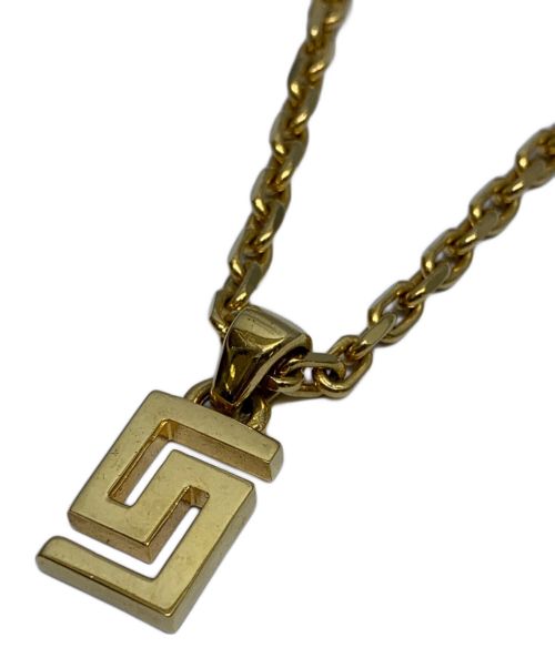 VERSACE（ヴェルサーチェ）VERSACE (ヴェルサーチ) グレカネックレス ゴールドの古着・服飾アイテム