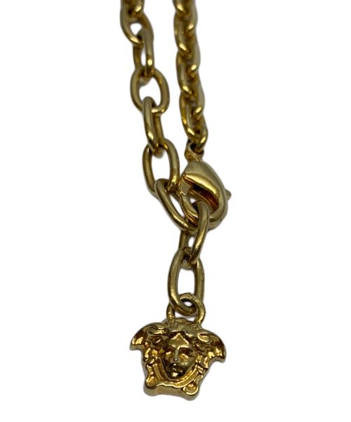 VERSACE（ヴェルサーチェ）VERSACE (ヴェルサーチ) グレカネックレス ゴールドの古着・服飾アイテム