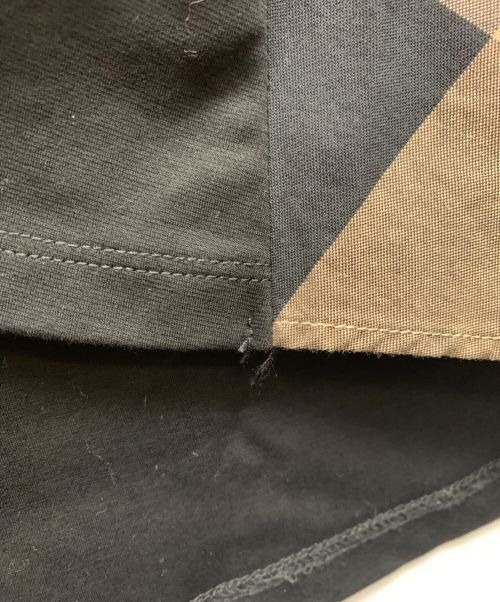 BLUE LABEL CRESTBRIDGE（ブルーレーベルクレストブリッジ）BLUE LABEL CRESTBRIDGE (ブルーレーベルクレストブリッジ) ノースリーブワンピース ブラック×レッド サイズ:SIZE 36の古着・服飾アイテム