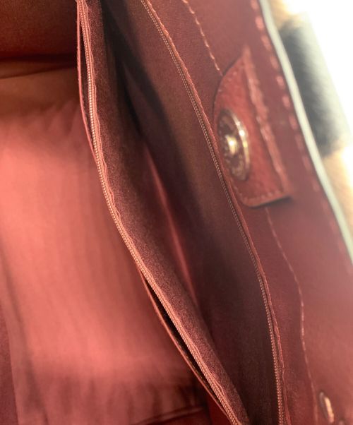 COACH（コーチ）COACH (コーチ) 2WAYトートバッグ グレー×ブラックの古着・服飾アイテム