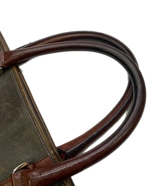 cocomeister（ココマイスター）cocomeister (ココマイスター) レザートートバッグ ブラウンの古着・服飾アイテム